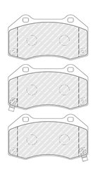 Set placute frana Ferodo FDB5382