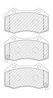 Set placute frana Ferodo FDB5382