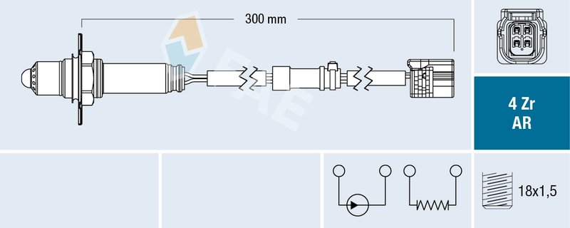 SONDA LAMBDA FAE 75678 - Compatibil cu HONDA