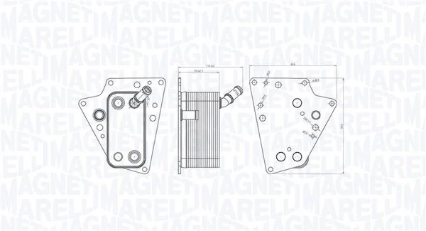 Radiator ulei / termoflot Magneti Marelli 350300001500