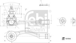 Cap de bara Febi Bilstein 184966