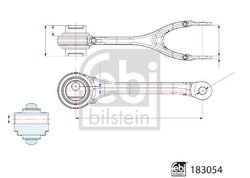 Brat suspensie Febi Bilstein 183054
