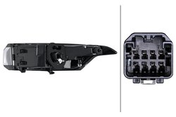 STOP SPATE HELLA 2SD 015 019-111 - Compatibil cu PEUGEOT