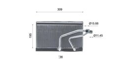 Evaporator aer conditionat MAHLE AE 114 000S
