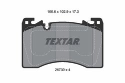 Set placute frana Textar 2673001