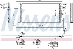 Radiator climatizare Nissens 940978
