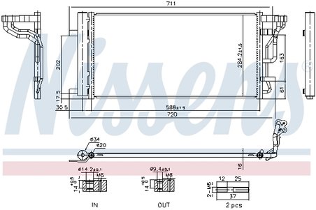 Radiator climatizare Nissens 940978