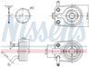 Radiator ulei / termoflot Nissens 91447