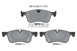 Set placute frana Textar 2659401