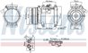 COMPRESOR CLIMATIZARE NISSENS 891011 - Compatibil cu CHEVROLET