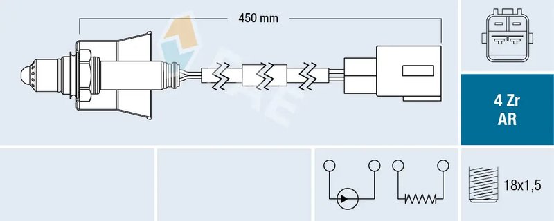 Sonda lambda FAE 75688