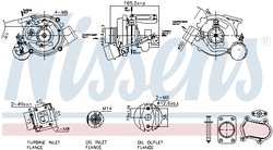 TURBINA NISSENS 93611 - Compatibil cu IVECO, RENAULT TRUCKS
