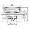 CLEMA FIXARE, GEAM FA1 13-40017.25 - Compatibil cu FORD