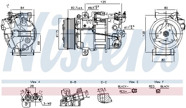 Compresor climatizare Nissens 891042