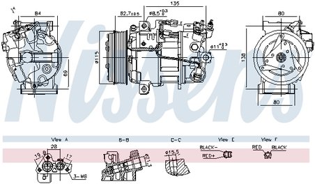 Compresor climatizare Nissens 891042