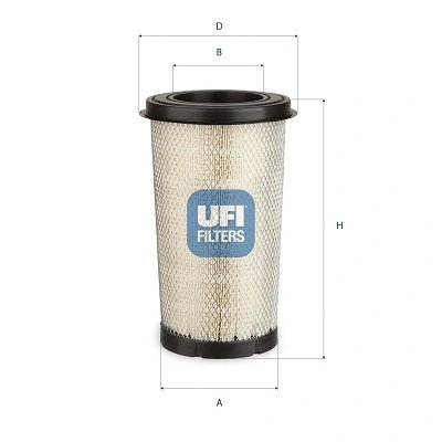 FILTRU AER UFI 27.H71.00 - Piesa auto compatibila cu mai multe marci