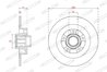 Disc frana Ferodo DDF2857C-1