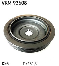 FULIE ARBORE COTIT / VIBROCHEN SKF VKM 93608 - Compatibil cu DACIA, INFINITI, MERCEDES-BENZ, NISSAN, RENAULT