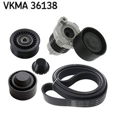 Set curea transmisie cu caneluri SKF VKMA 36138