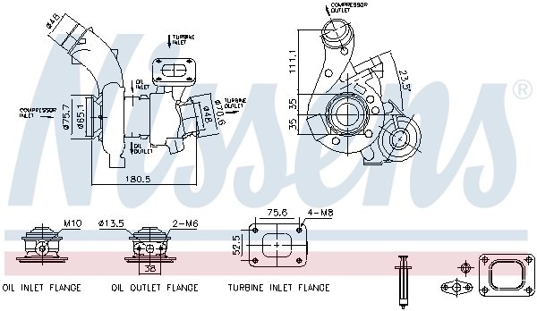 Turbina Nissens 93702