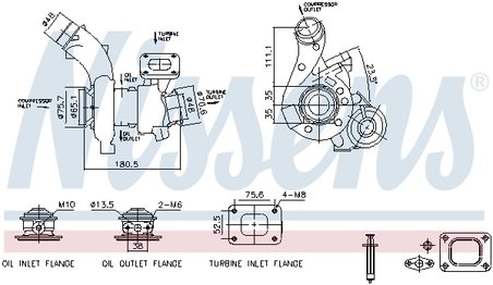 Turbina Nissens 93702