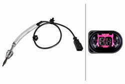 SENZOR TEMPERATURA GAZE EVACUARE HELLA 6PT 010 376-671 - Compatibil cu AUDI