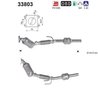 CATALIZATOR AS 33803 - Compatibil cu SEAT, VW