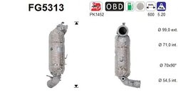 FILTRU DE PARTICULE AS FG5313 - Compatibil cu CITROEN, DS, OPEL, PEUGEOT, VAUXHALL