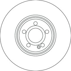DISC FRANA TRW DF6896S - Compatibil cu MERCEDES-BENZ