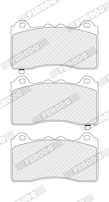 Set placute frana Ferodo FDB5480