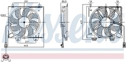 VENTILATOR RADIATOR RACIRE NISSENS 850125 - Compatibil cu CITROEN, DS, JEEP, OPEL, PEUGEOT, VAUXHALL