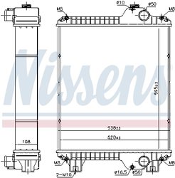 Radiator racire motor Nissens 606891