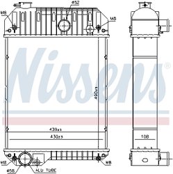Radiator racire motor Nissens 606881