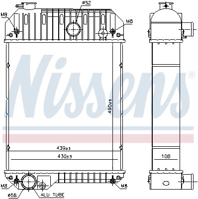 Radiator racire motor Nissens 606881