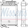 Radiator racire motor Nissens 606881