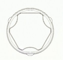 ANSAMBLU BURDUF ARTICULATIE PLANETARA SPIDAN GKNB30051 - Compatibil cu LAND ROVER
