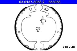 Set saboti frana ATE 03.0137-3058.2
