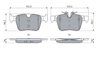 Set placute frana BOSCH 0 986 460 034