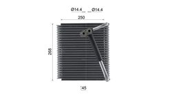 EVAPORATOR AER CONDITIONAT MAHLE AE 227 000S - Compatibil cu HYUNDAI, KIA