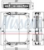 RADIATOR RACIRE MOTOR NISSENS 606774 - Compatibil cu DAF