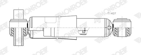 AMORTIZOR MONROE T1407 - Compatibil cu SCANIA