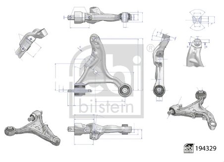 Brat suspensie Febi Bilstein 194329