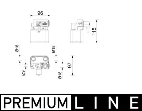 CHILLER MAHLE ACH 2 000P - Compatibil cu JAGUAR