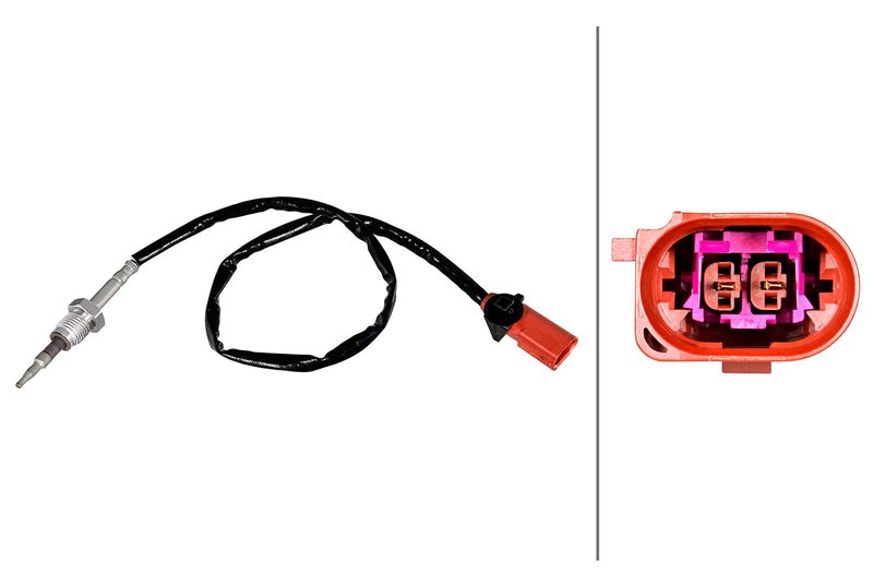 SENZOR TEMPERATURA GAZE EVACUARE HELLA 6PT 358 226-351 - Compatibil cu MAN, VW