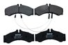 Set placute frana Stellox 1498 000B-SX