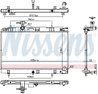 Radiator racire motor Nissens 607106