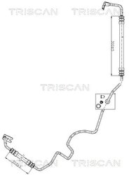 Furtun hidraulic sistem directie Triscan 8516 24001