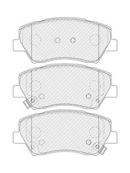 SET PLACUTE FRANA FERODO FDB5532 - Compatibil cu RENAULT