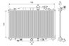 Radiator racire motor Valeo 701392