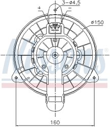 Ventilator habitaclu Ava Quality Cooling FD8727